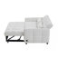 Canapé-lit 52,8 po avec canapé-lit et canapé-lit capitonné avec dossier réglable, trois ports USB et deux coussins lombaires pour le salon-451967331