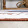 Kleon High-Low Tropical Palm Orange/Navy/Ivory Indoor/Outdoor Rug