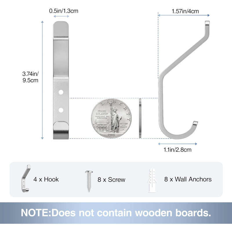 Locklin Metal Wall Wall Hook