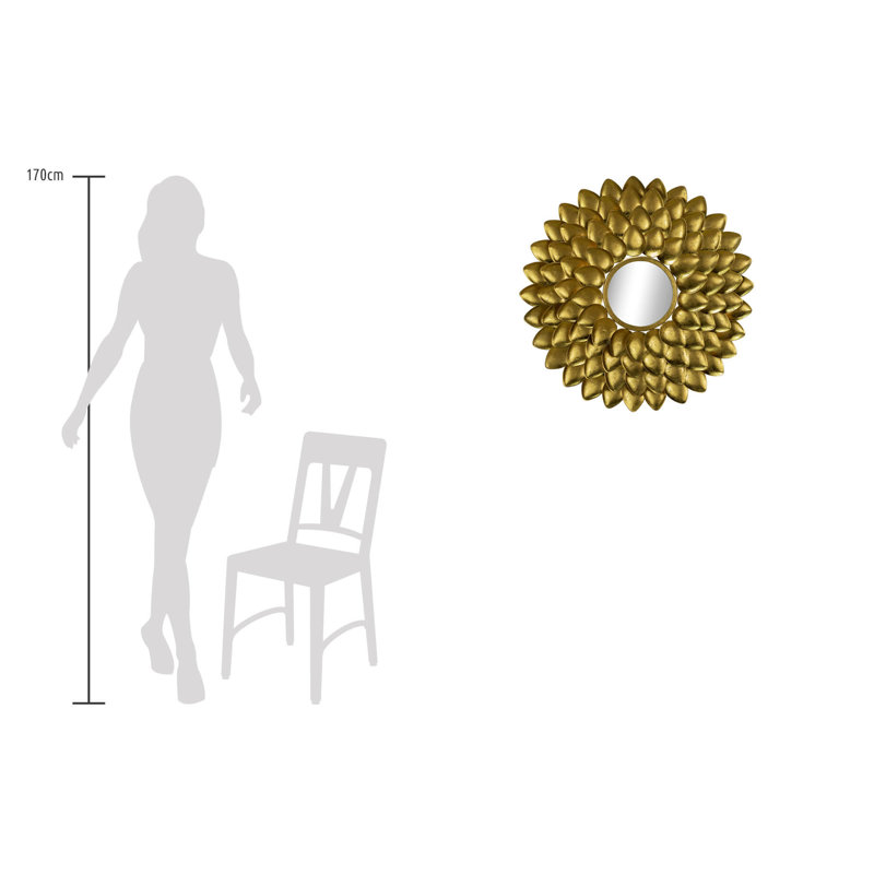 Alicai Metal Wall Mirror