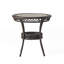 Table d'extérieur avec plateau en verre