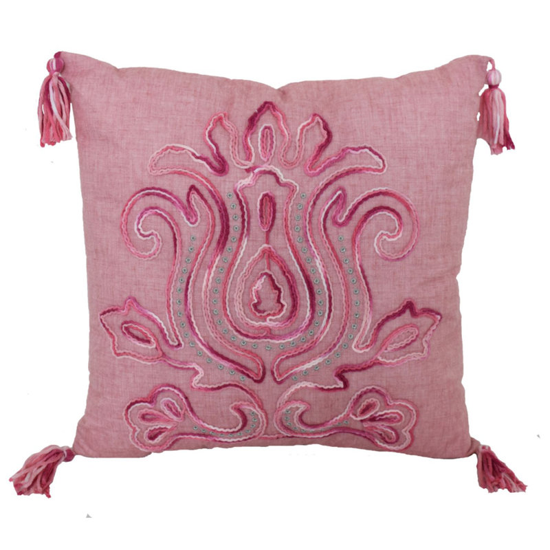  Insert de coussin carré brodé Tie