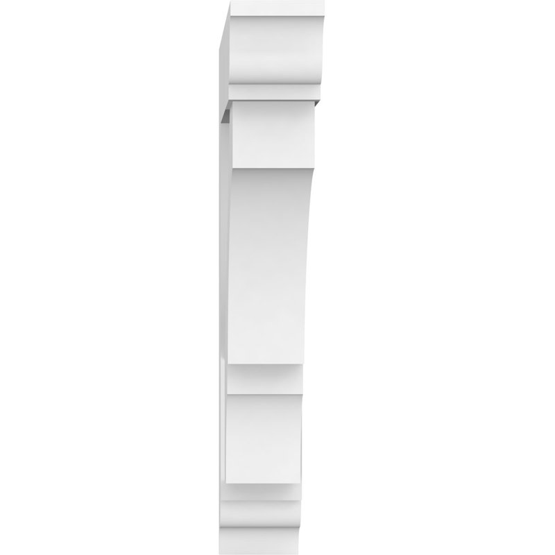 Support standard en PVC de qualité architecturale avec extrémités traditionnelles Balboa, H 32 po x l 5 po x P 24 po