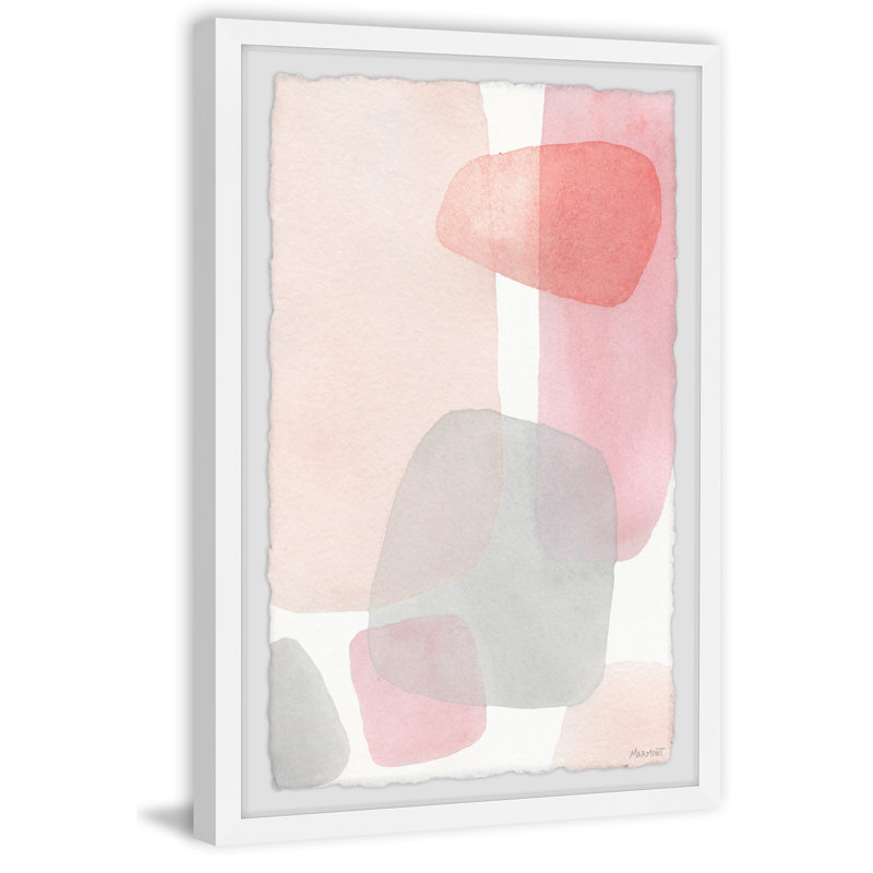 Enlarged Stones - Single Picture Frame Painting, 30 cm H x 20 cm W x 3.81cm D