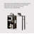 Retro Rubber Wood Black Extendable Bar Table