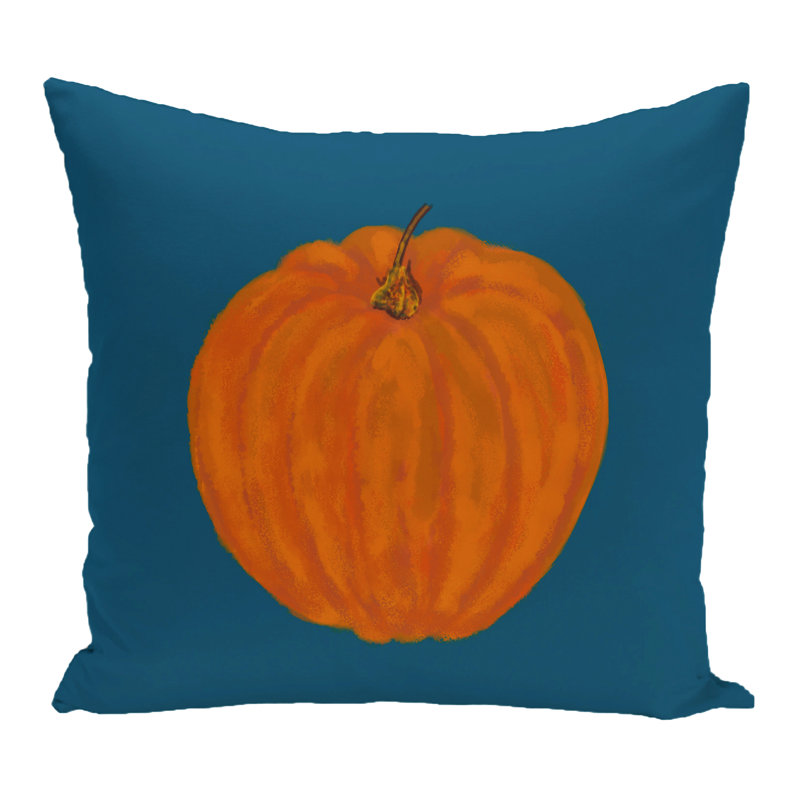 Outdoor Reversible Throw Pillow, Blue