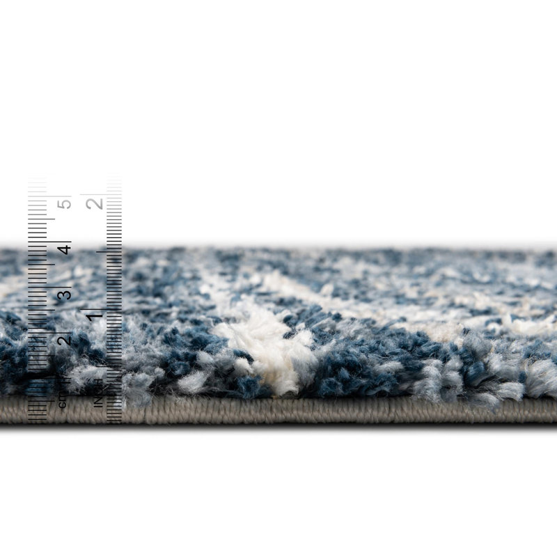 Abrahams Geometric Indoor Rug, Round 10'