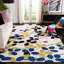 Tapis floral en laine touffeté à la main Candelo-670222062
