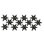Nautical dark brown cast iron ship wheel cabinet knobs and drawer pulls, set of 12 — 2.75 in. dia. x 1.5 in. projection