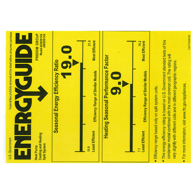 Climatiseur écoénergétique 9000 BTU à zone unique avec télécommande