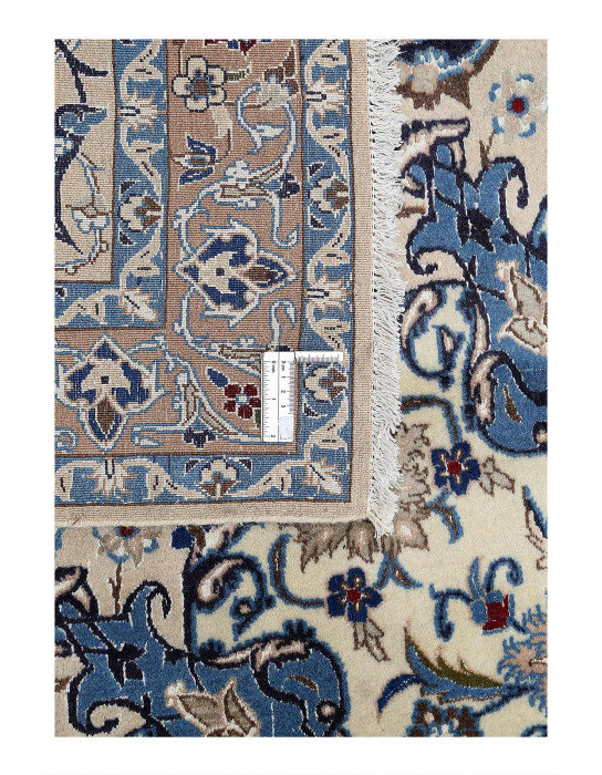 Tapis unique en laine et soie 10 pi 7 po x 15 pi 1 po
