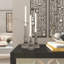  3 Piece Glass Tabletop Candlestick Set