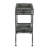 32x15x31" Maggie Galvanized Tray Table Accent Table
