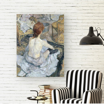 Rousse by Henri Toulouse-Lautrec - Wrapped Canvas Painting