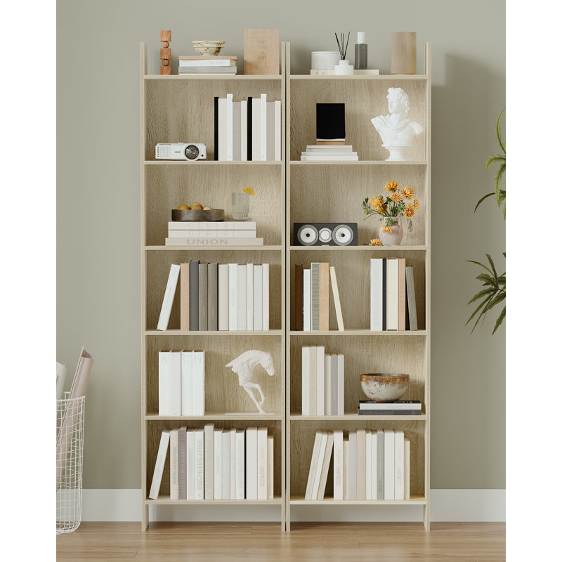Bookcase, 5/6/7 tier Bookshelf, Black Bookcases Free Standing with Shelf Unit, Home Decor Furniture for Living Room, Home Office, Bedroom, Study