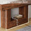  Console rustique Mia avec rangement, table d'entrée en bois de ferme de 55 pouces pour le couloir, le salon, le vestibule-115673722