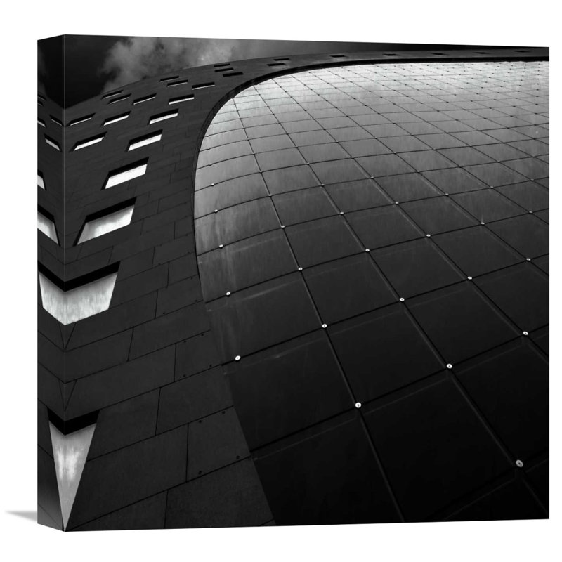 « transparency » par gilbert claes, impression sur toile tendue, H 16 po x l 16 po x P 1,5 po