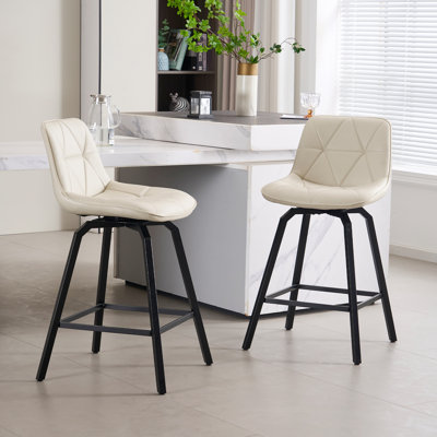 Tabouret de comptoir pivotant 26 po