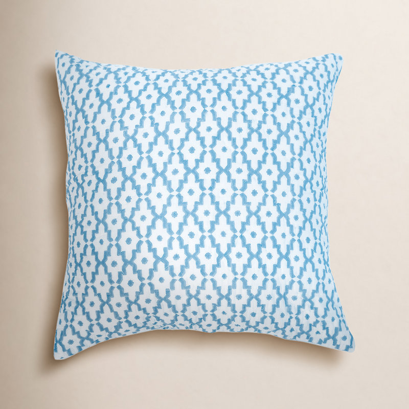 Johan 100% Cotton Envelope Sham, Euro, Santorini