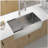33"x21"x10"Farmhouse Apron Single Bowl Stainless Steel Kitchen Sink