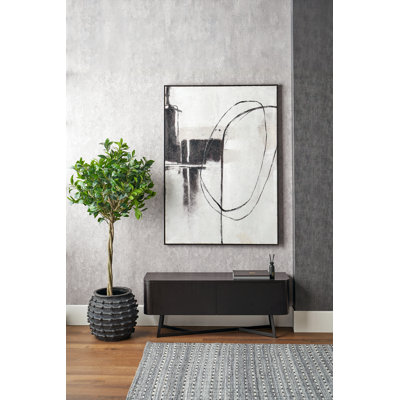 Floater Frame Painting on Canvas