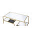 Table basse à miroirs