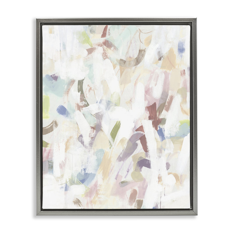 Cadre flottant Candy, Cadre flottant gris lustré, H 21 po x l 17 po