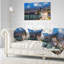 Coussin lombaire coucher de soleil cityscape photo new york city merveilleuse view