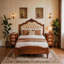 Rattan 3-Drawer Narrow Side Table