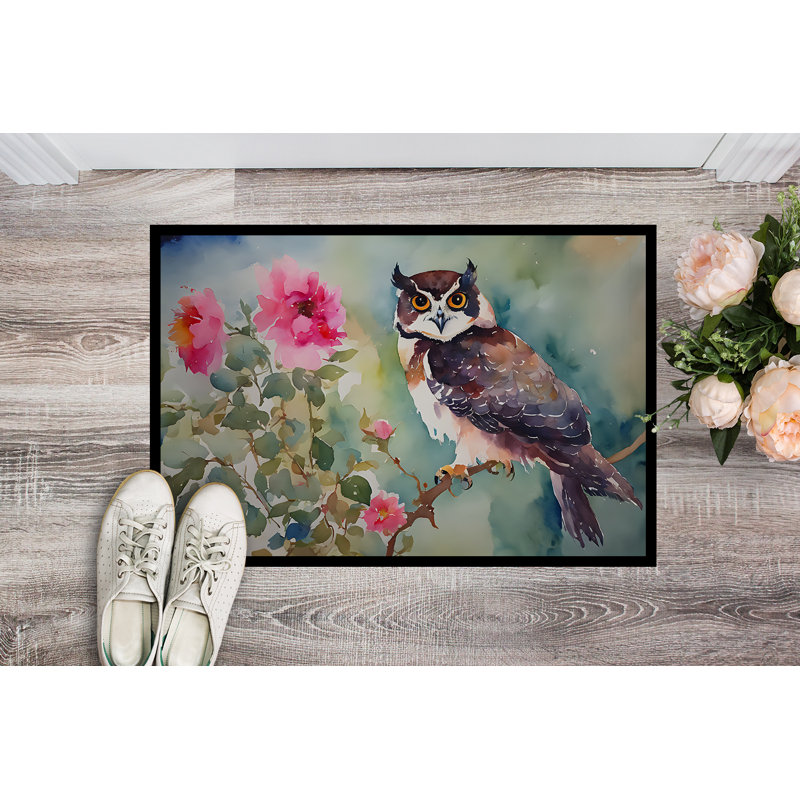 Paillasson Spectacled Owl, L 18 po x L 27 po