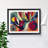 Enlivening Modern Abstract - Single Picture Frame Print-647668859-647668856