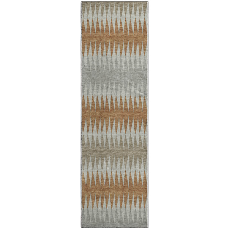 Premium Machine Washable Prisco Paprika Rug
