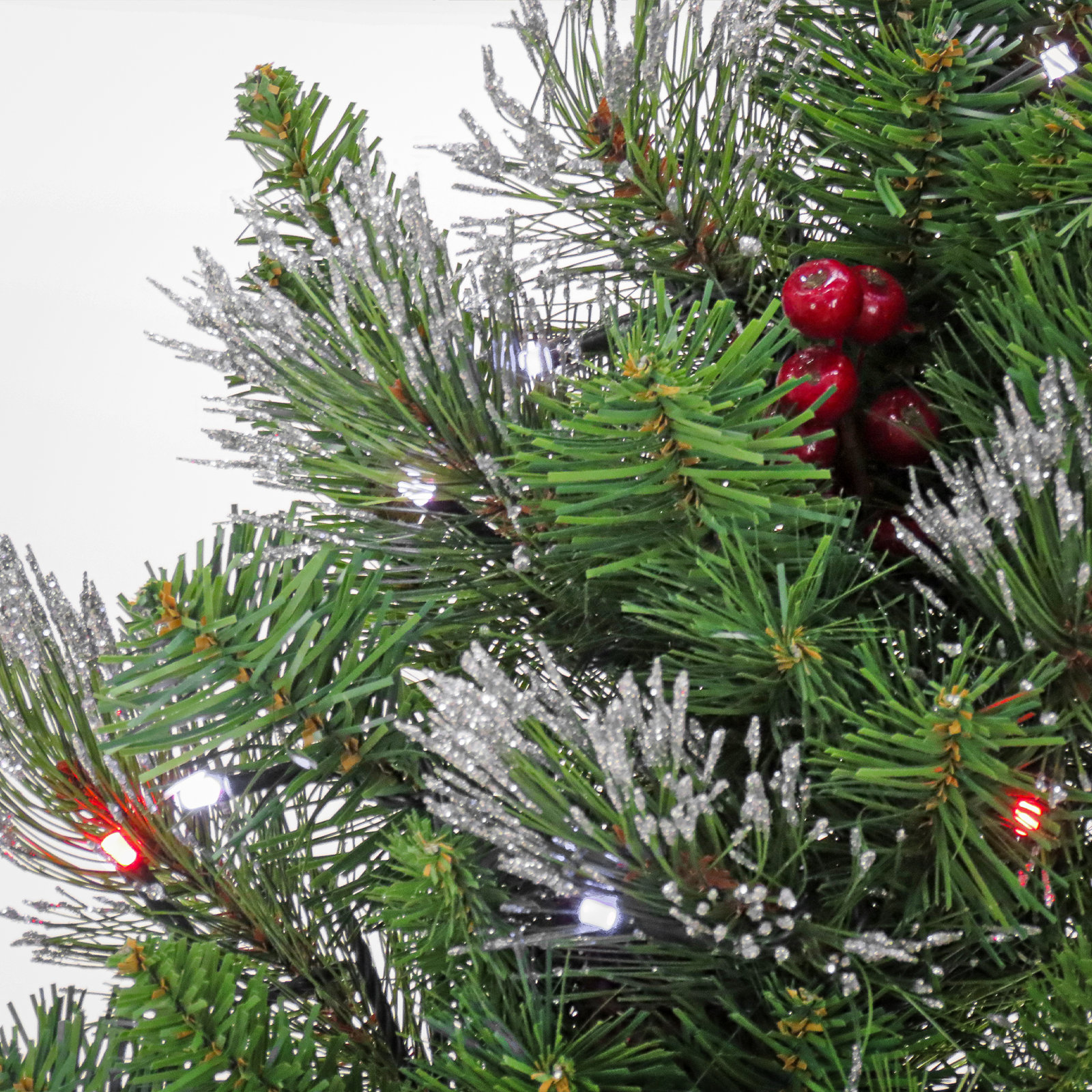108" Pre-Lit Spruce Garland