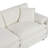 4- Seater Sofa with 2 Ottomans (Beige)