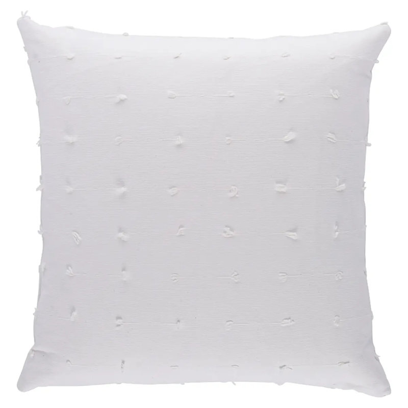 Teton Pillow, 24" x 24", Snow