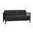 Jax 53.25'' Wide Iron Loveseat with Cushions-26118626-26118613