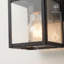 Matte Black 18.6cm H Outdoor Sconce