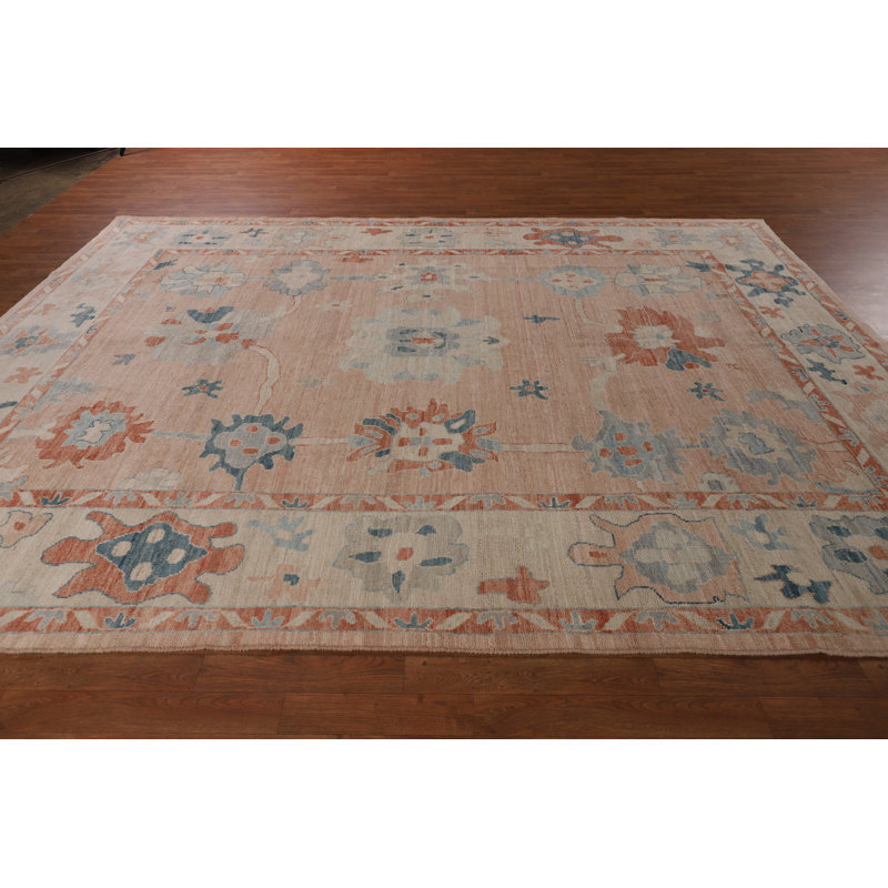 Vegetable Dye Oushak Turkish Area Rug