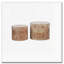 Ensemble de 2 tables basses rondes