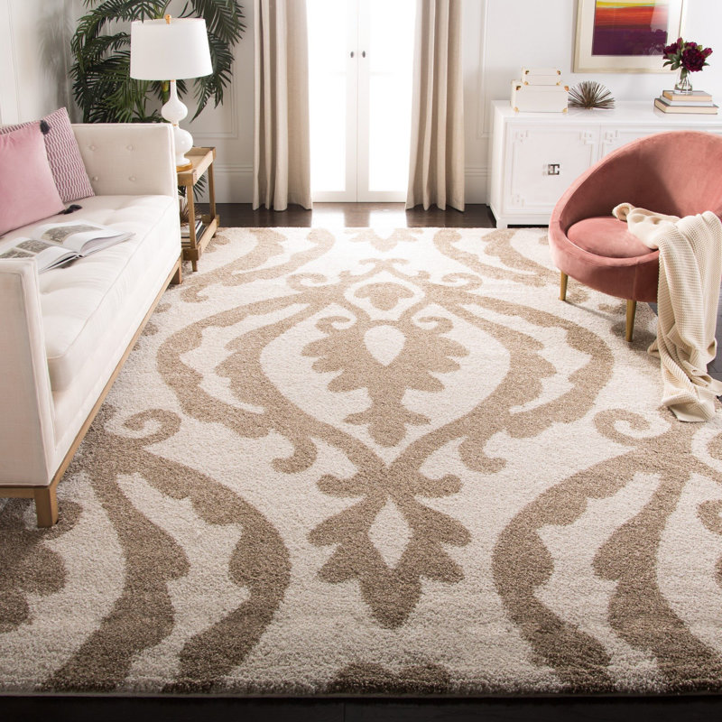 Tapis oriental à poils longs Blaris, Rectangle 6 pi x 9 pi
