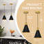 Luminaire suspendu minimaliste moderne 1 lumière avec abat-jour en métal