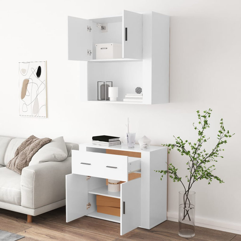 Vidaxl 80cm Sideboard, White