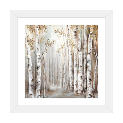 «Sunset Birch Forest III» - reproduction