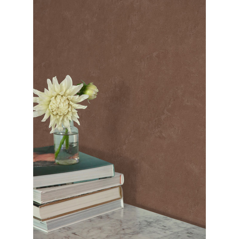Papier peint adhésif Daphne Limewash Mocha, Brun