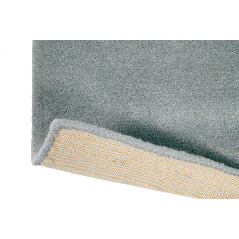 Hand Tufted Wool Plaid Area Rug in Gray/Blue/Pink, Rectangle 8'2" x 11'6"
