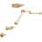 TRIXIE Wall Set 6 Wall Mounted Cat Climbing System, 3 Scratching Posts Goes Around Corners, 3 Platforms, 1 Step-1842995387