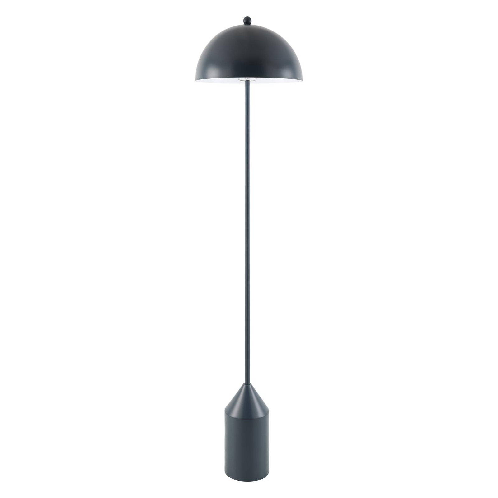 Jemma 59'' Iron Floor Lamp, Navy, Navy