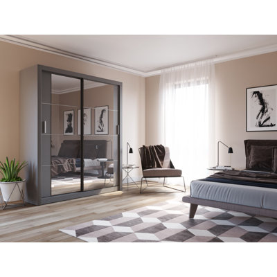 Cascadera 2 Door Manufactured Wood Wardrobe