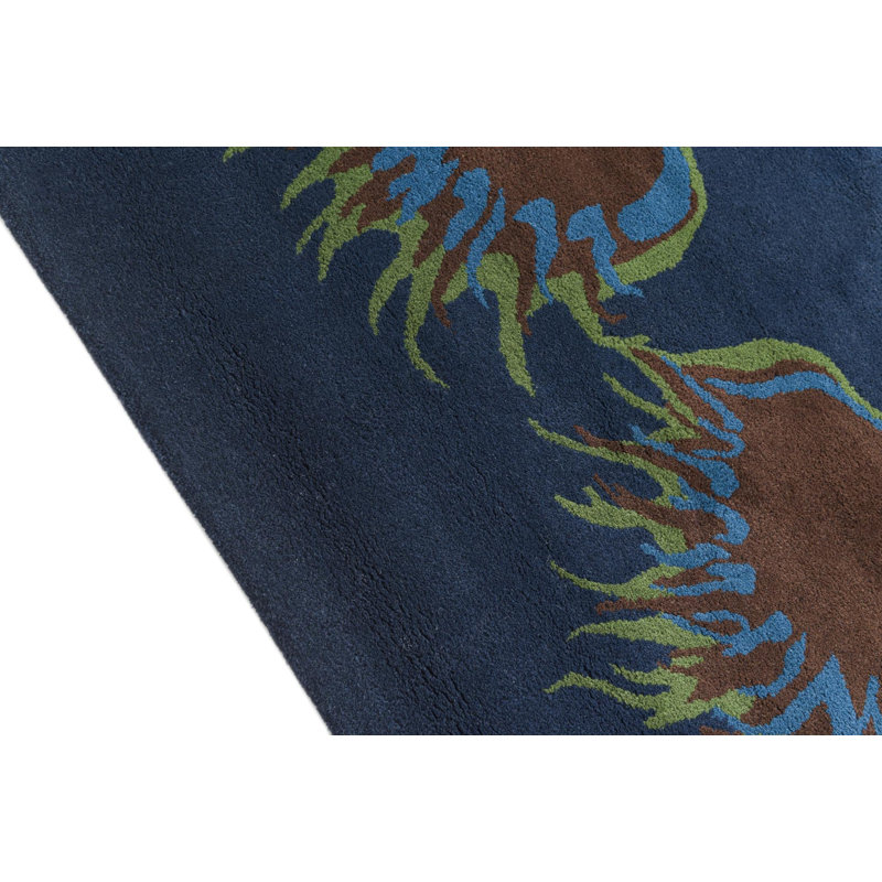 Tapis carré bleu marine Odenton