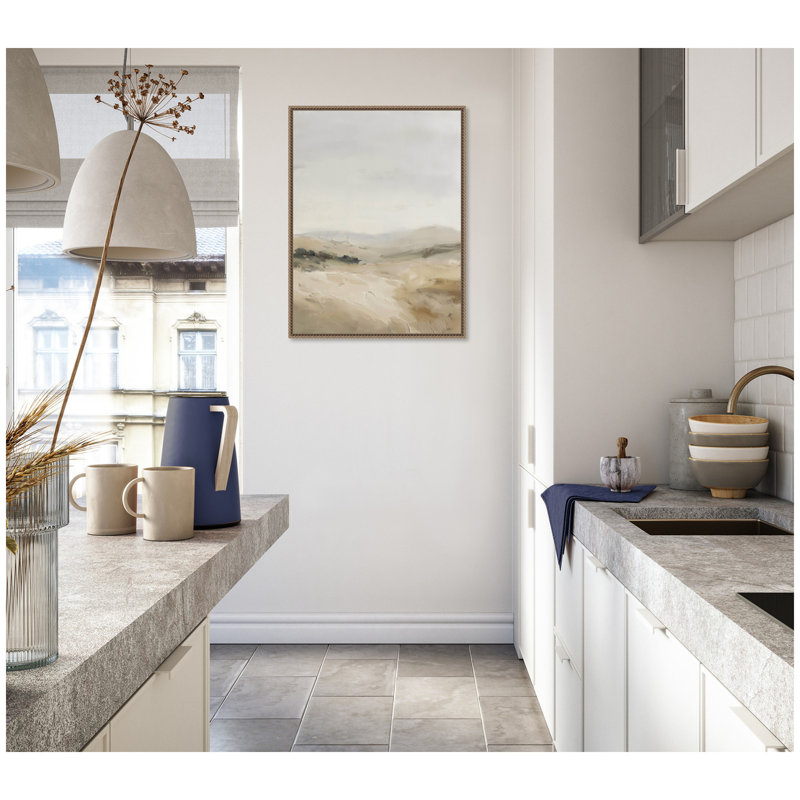 «Fading Fields II» par Amy Lighthall, reproduction d'art sur toile encadrée